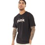 Puma Mens Team Graphic T-Shirt Puma Black
