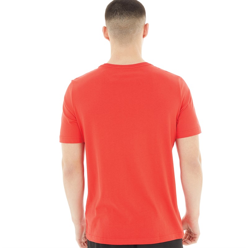 Puma Mens Sportstyle Logo T-Shirt Red