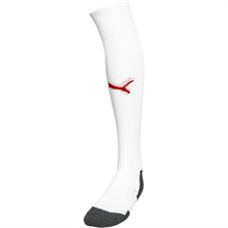 Puma Kids Team Liga Football Socks White/Red