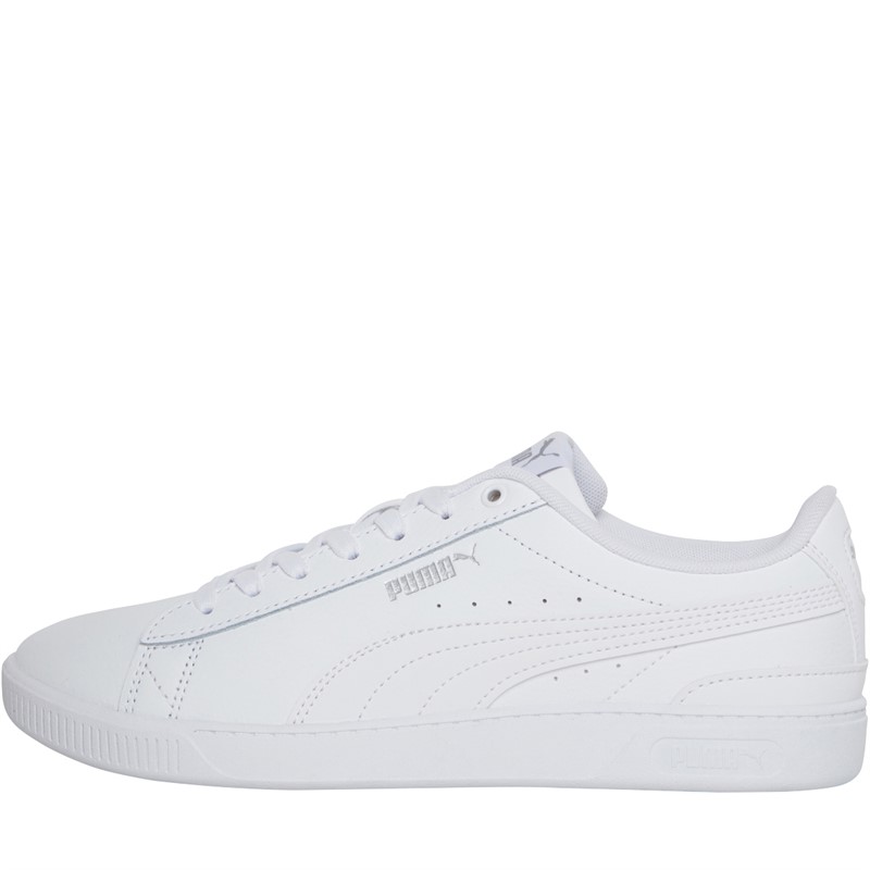 Puma Damen Vikky V3 Leder Sneaker WeiB