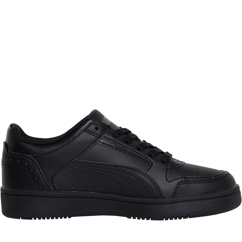 Buy Puma Junior Puma Rebound Joy Lo Trainers Black/Grey