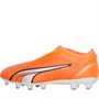 Puma Junior Ultra Match Laceless FG/AGFirm Ground Football Boots Ultra Orange