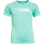 Puma Girls Puma Fit T-Shirt Electric Peppermint