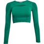 Puma Womens Train Formknit Seamless Long Sleeve Training Top Alpine Green