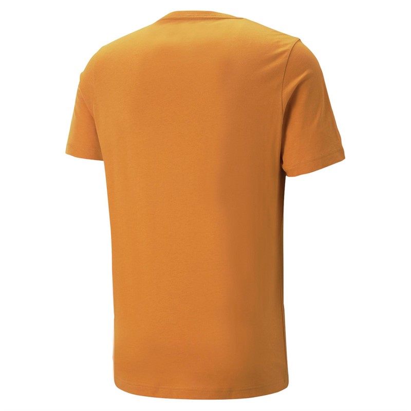 Puma T Shirts Essentials Small Logo Homme Orange