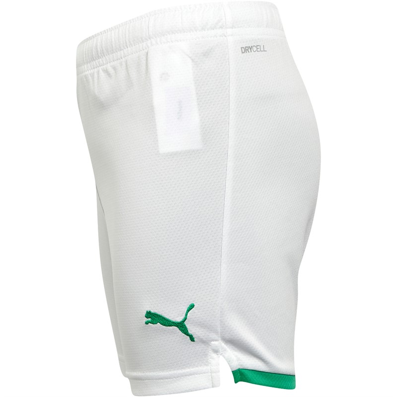 Puma Jongens SPVGG Spielvereinigung Greuther Fürth Home Sportperformance shorts Wit