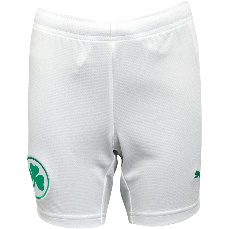 Puma Jongens SPVGG Spielvereinigung Greuther Fürth Home Sportperformance shorts Wit