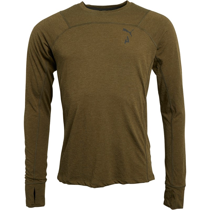 Puma Herre Seasons Wool Sport træningstrøjer Grøn