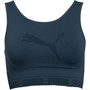 Puma Dames Evo Crop Sports Performance Tops Blauw
