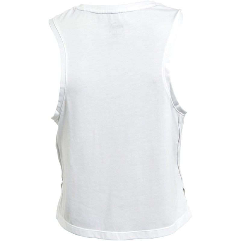 Puma Dame Fit Drycell Tri-Blend Sport træningstrøjer Hvid
