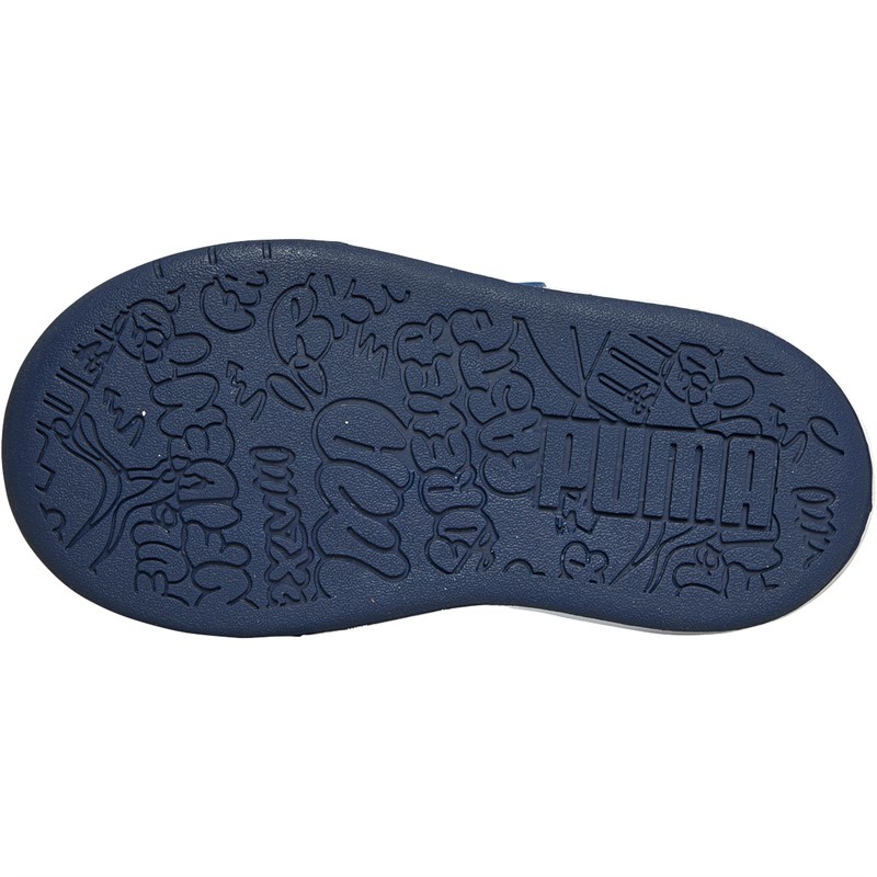 Puma Baskets Infant Multiflex SL Velcro Garçon Bleu