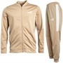 Puma Mens Logo Poly Tracksuit Brown