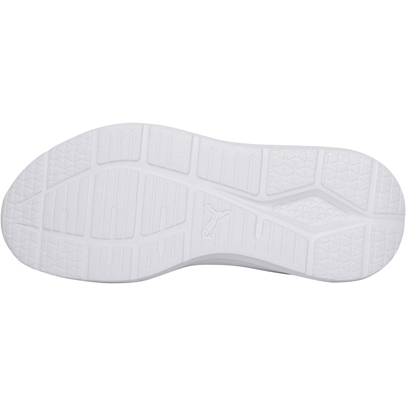 Puma Kids Wired Run Trainers Grey/Pink