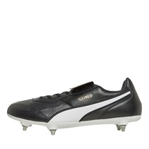 Puma Mens King Top SG Soft Ground Football Boots Black/White