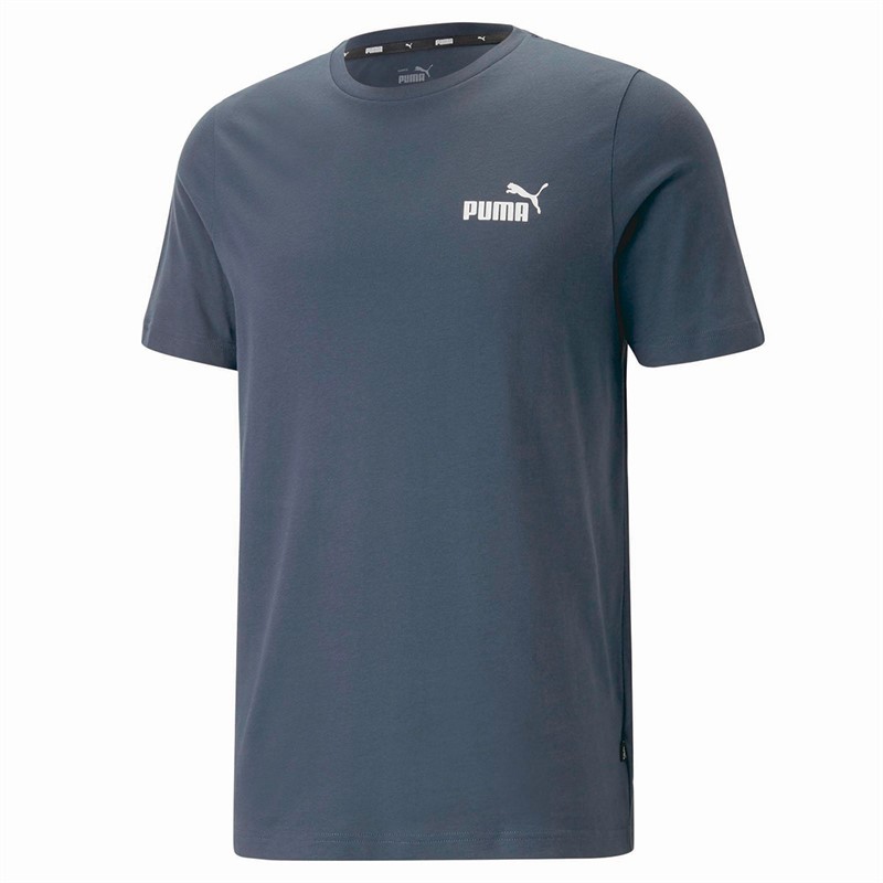 Puma Heren Essentials Small Logo T-shirts Grijs