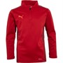 Puma Boys Cup Training 1/4 Zip Top Chilli Pepper/Cordovan/Red Blast