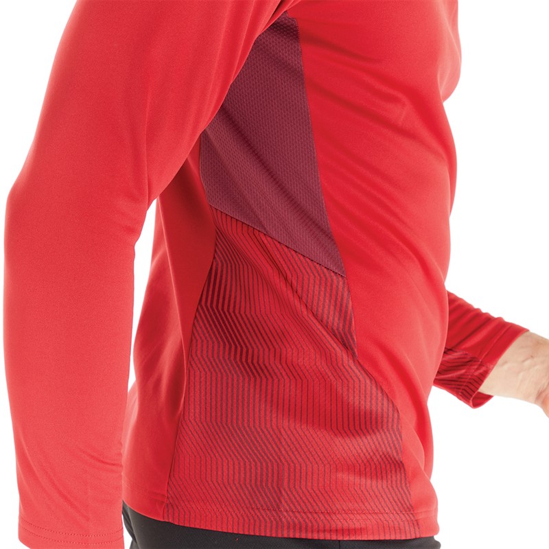 Puma Mens Cup Training 1/4 Zip Top Chilli Pepper/Cordovan/Red Blast