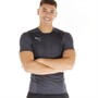 Puma Mens Cup Graphic Training Top Asphalt/Ebony/Smoked Pearl