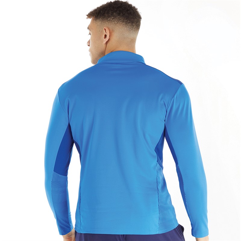 Puma Mens Cup Training 1/4 Zip Top Blue