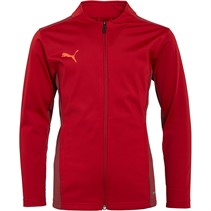 Puma Junior Boys Cup Training Jacket Chilli Pepper/Cordovan/Red Blast