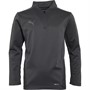 Puma Boys Cup Training 1/4 Zip Top Asphalt/Ebony/Smocked Pearl