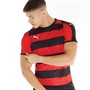 Puma Mens Liga Hooped Jersey Red/Black
