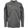 Puma Boys Teamfinal Training 1/4 Zip Top Smoked Pearl/Black/Silver