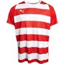 Puma Mens Liga Hooped Jersey Red/White