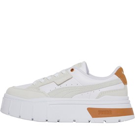 Buy Puma Womens Mayze Stack Luxe Trainers Puma White
