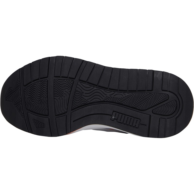 Puma Junior Trinity Trainers Black/White/Blue