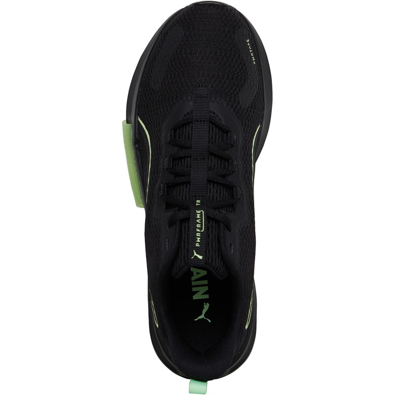 Puma Mens Pwrframe TR 2 Training Shoes Black/Lime
