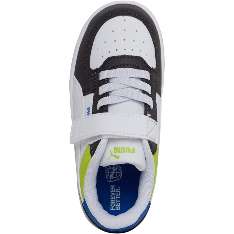 Puma Infant Caven2.0 Block Trainers Green/Black/Blue