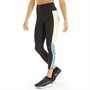 Puma Womens Puma Fit Drycell Eversculpt Colorblock High Waist Tight Leggings Black/Green
