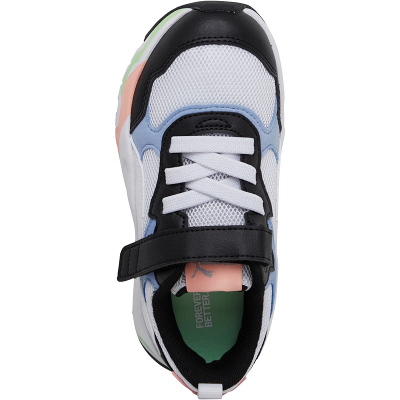 Puma Kids Trinity AC+ Trainers Black/White/Blue