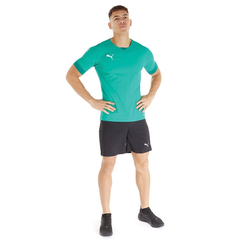 Puma Mens Run Favorite Drycell Woven 7 Inch Running Shorts Black