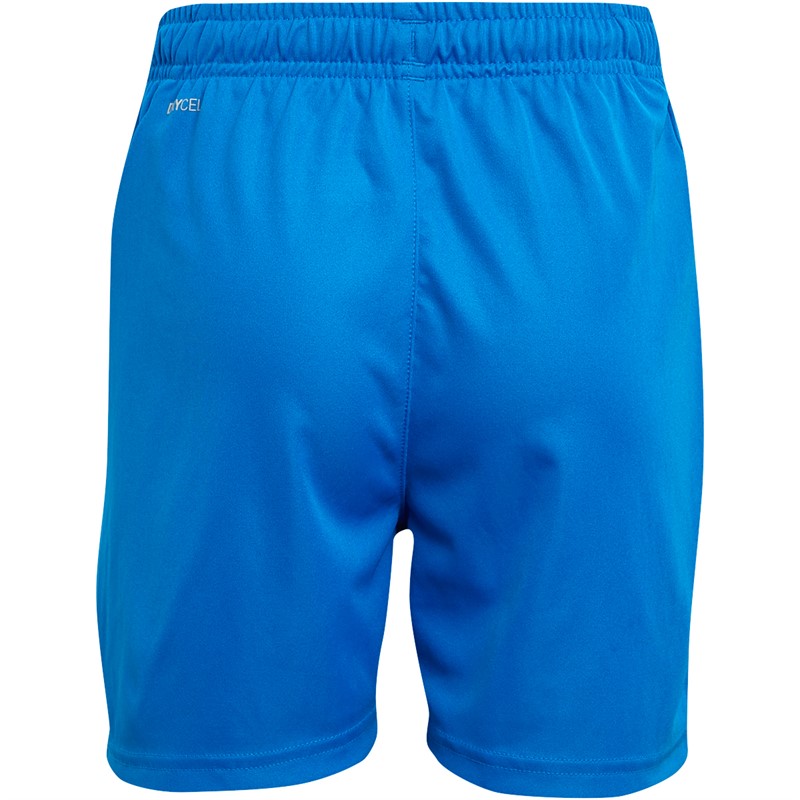 Puma Boys Liga Core Shorts Electric Blue Lemonade/White