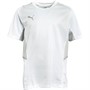Puma Junior Boys Cup Graphic Training Top Puma White Grey/Violet/Limestone