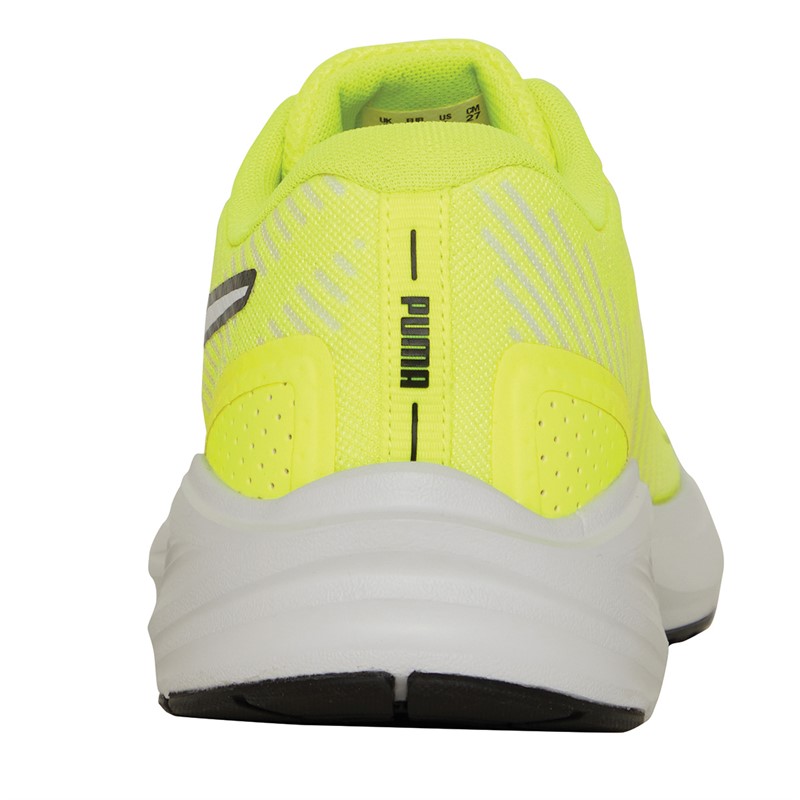 Puma Mens Aviator Profoam Sky Lightweight Neutral Running Shoes Lime Squeeze/Puma White/Puma Black