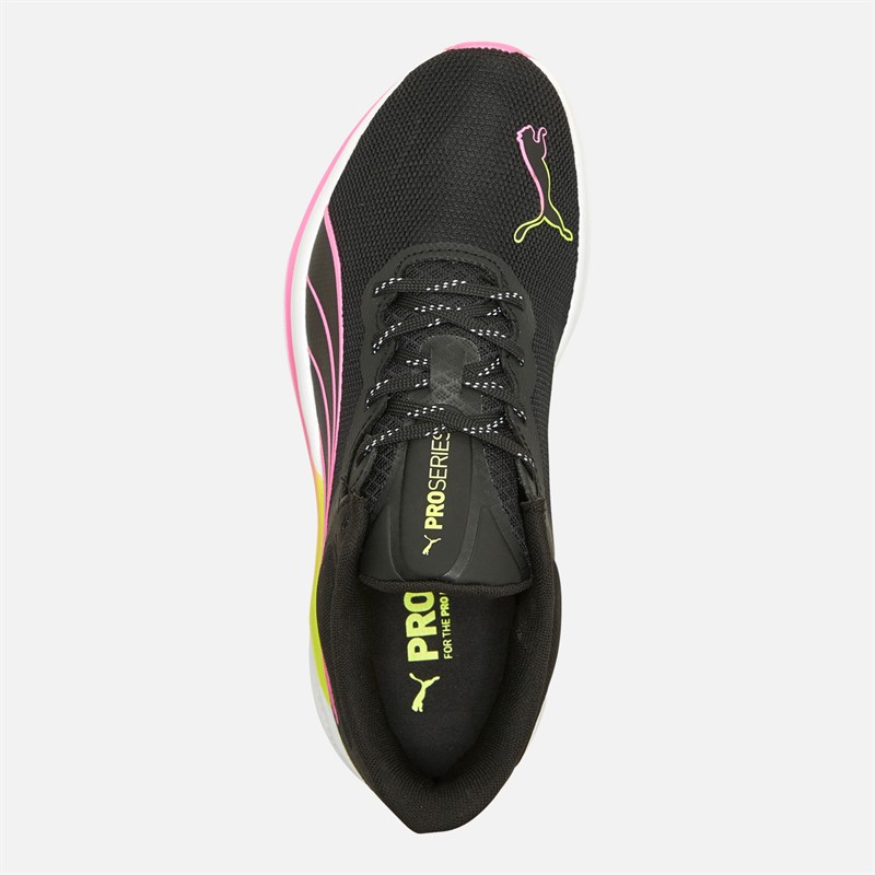 Puma Womens Redeem Profoam Lightweight Neutral Running Shoes Puma Black/Puma White/Poison Pink