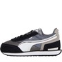 Puma Infant Boys Future Rider Double Two AC Trainers Black/Grey