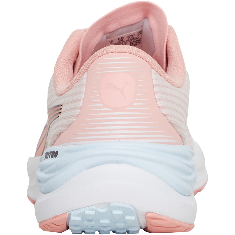 Puma Womens Electrify Nitro 3 Neutral Running Shoes Peach/Pink