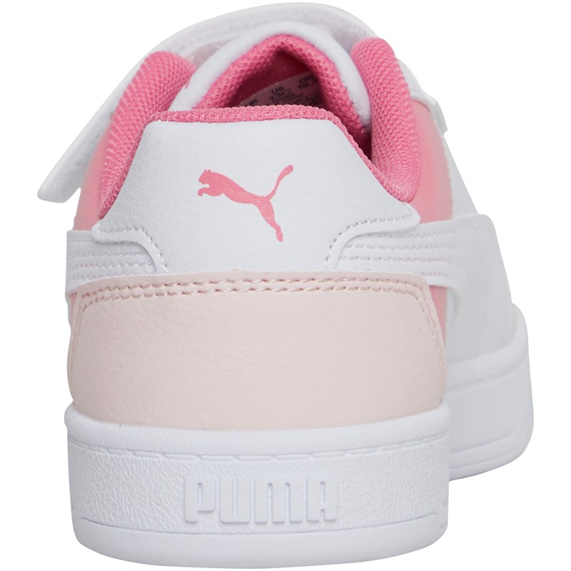 Puma Girls Caven 2.0 Block AC+ Trainers White/Red