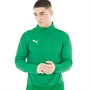 Puma Mens Goal 1/4 Zip Training Top Pepper Green/Power Green