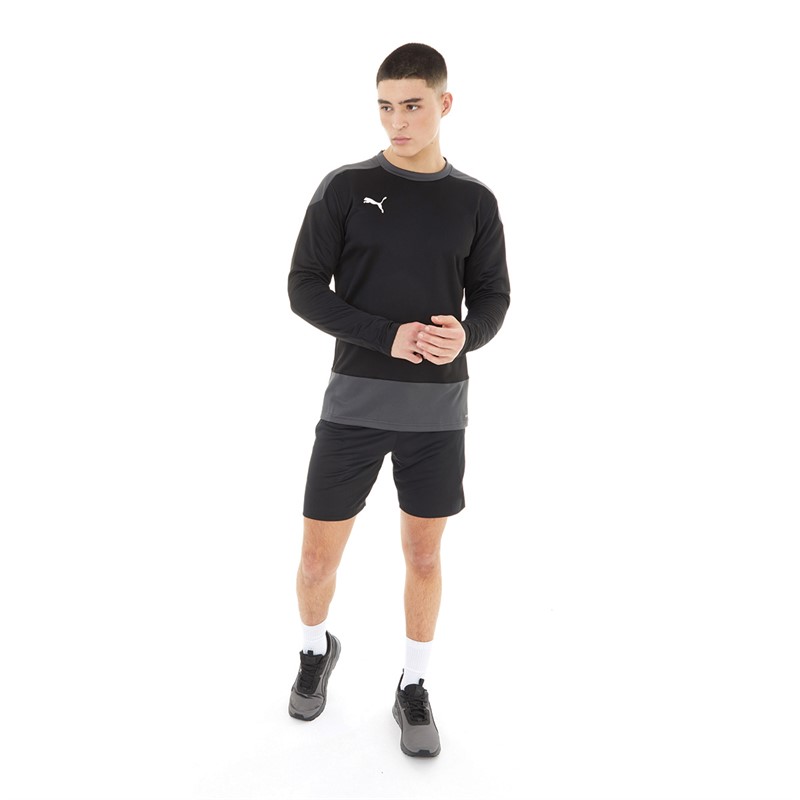 Puma Mens Goal Training Sweat Puma Black/Asphalt