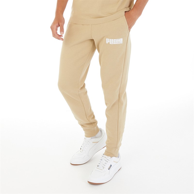 Mens puma fleece joggers sale