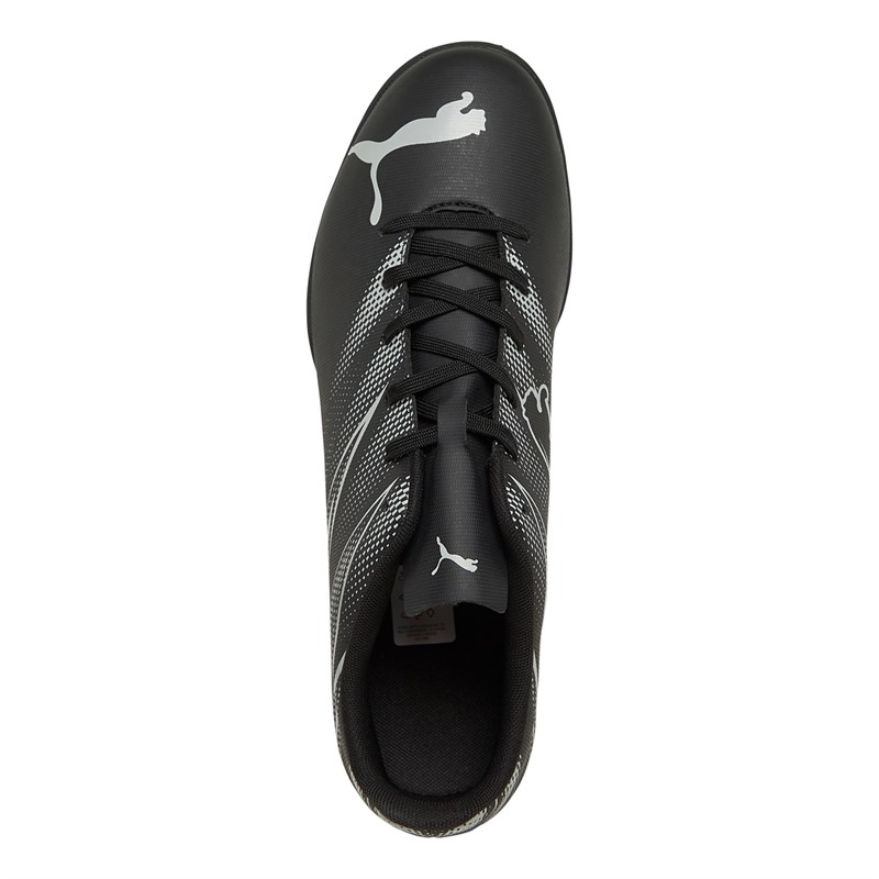 Puma Mens Attacanto TT Astro Football Boots Puma Black/Silver Mist