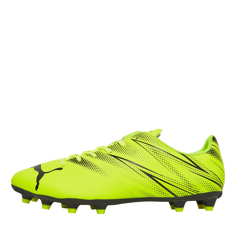 Puma Mens Attacanto FG/AG Firm/Artificial Ground Football Boots Electric Lime/Puma Black