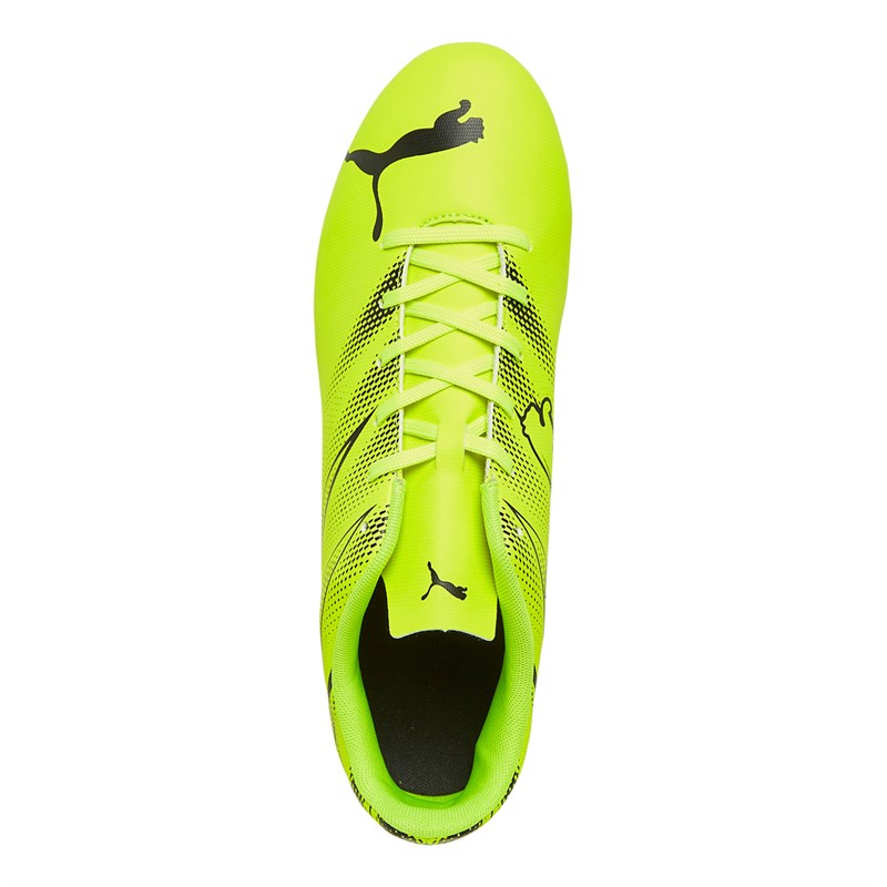 Puma Mens Attacanto FG/AG Firm/Artificial Ground Football Boots Electric Lime/Puma Black