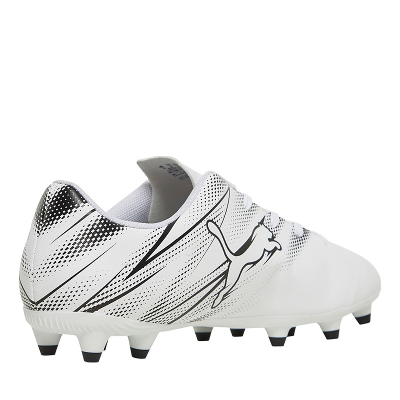 Puma Junior Attacanto FG/AG Football Boots Puma White/Puma Black