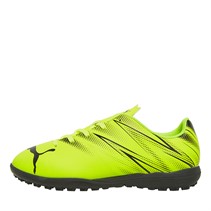 Puma Junior Attacanto TT Astro Football Boots Electric Lime/Puma Black